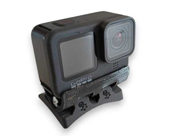 Support classique GoPro parachutisme vue de face