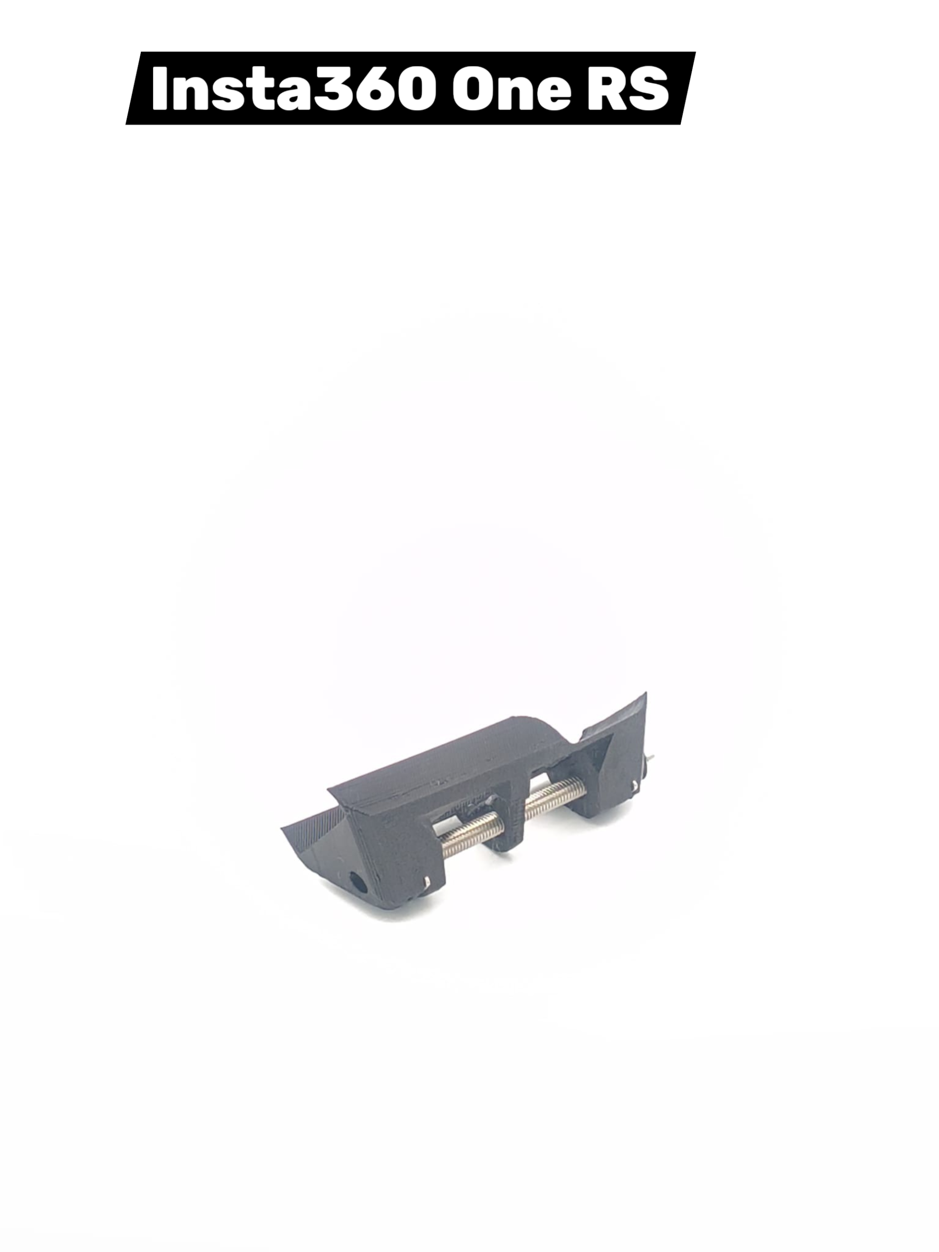 Adaptateur Insta360 One RS parachutisme noir vue de face