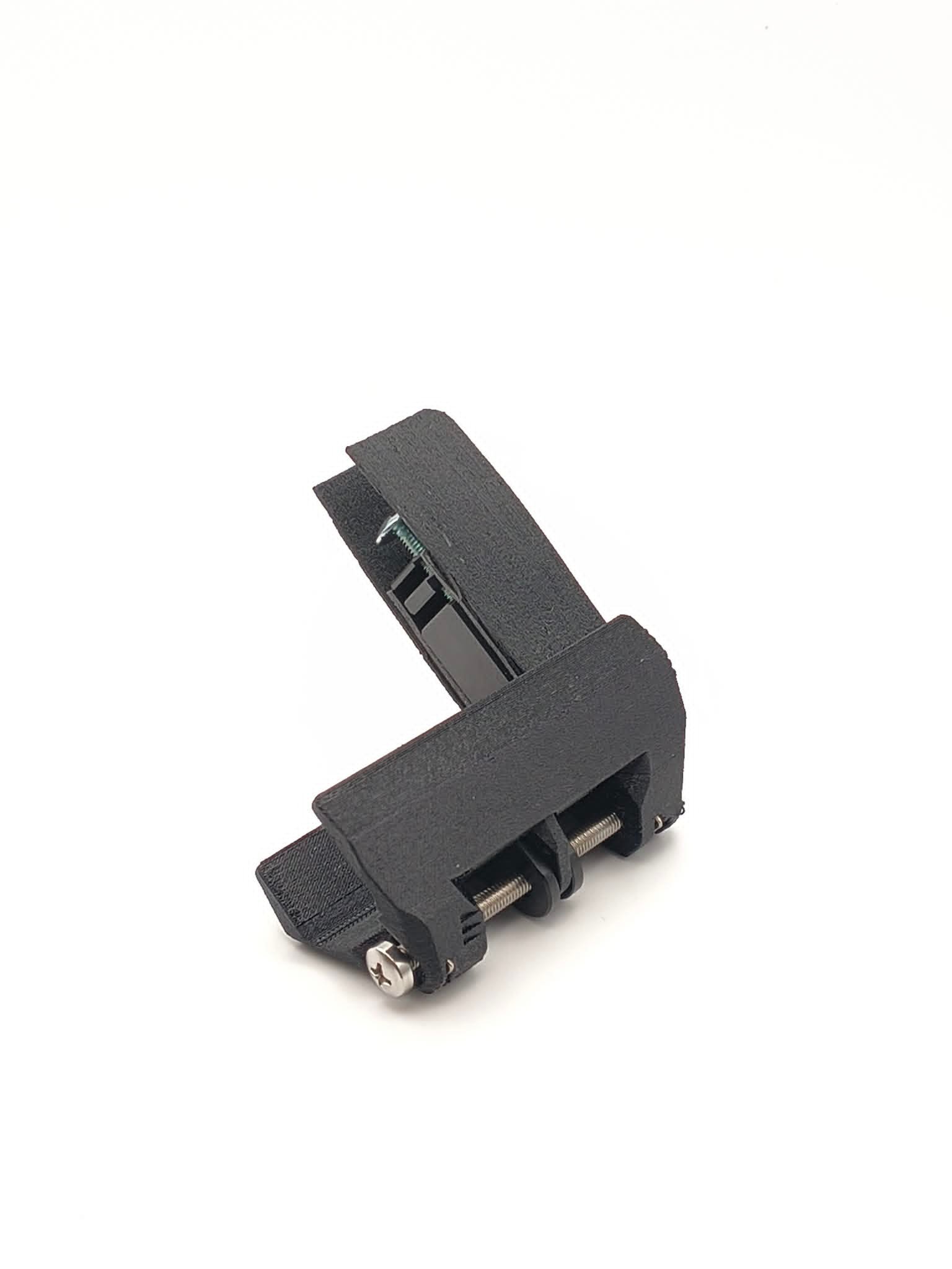 Adaptateur GoPro Vertical parachutisme noir vue de côté