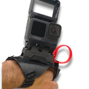 Hand SuperMount parachutisme noir vue de face